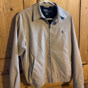 Khaki Ralph Lauren light weight windbreaker